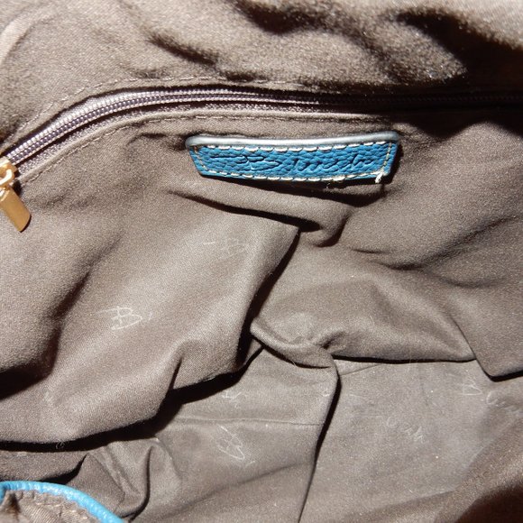 Blush blue leather bag - Picture 2 of 3